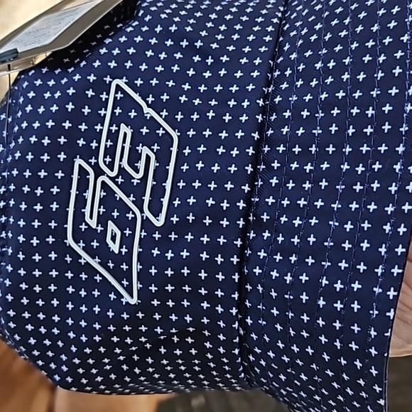 New w tags MERCEDES F-1 team LOGO KONNICHIWA BUCKLE HAT blue white OS - Picture 3 of 9